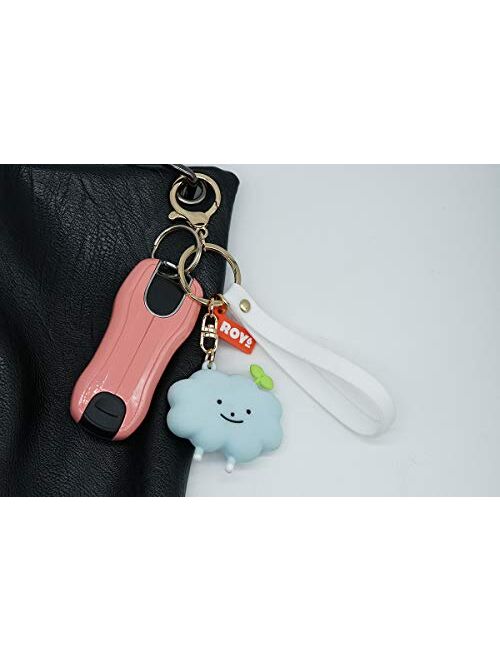 MEIPEL Cartoon Anime Keychain with Cute Animal Key Ring for Car Key Bag Accessories Purse Decoration for Girls Women