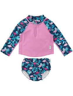 i play. by green sprouts Girls' Two Piece Rashguard