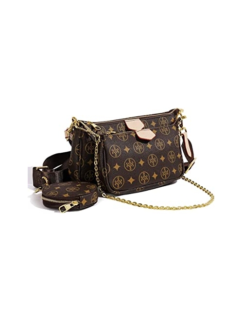 YILINRUI Crossbody Bags for Women Shoulder Handbags with Small Coin Purse Including 3 Size Bags