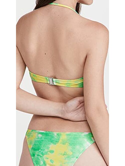 Ganni Women's Recycled Bikini Top