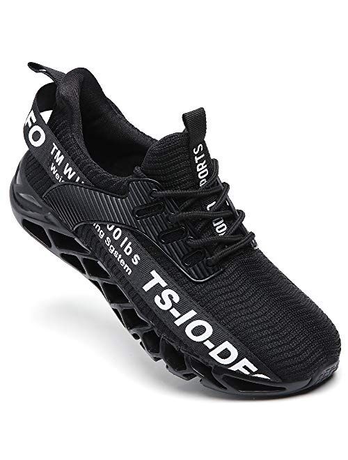FRSHANIAH Men Athletic Shoes Breathable Just So So Running Shoes Non-Slip Fashion Sneakers