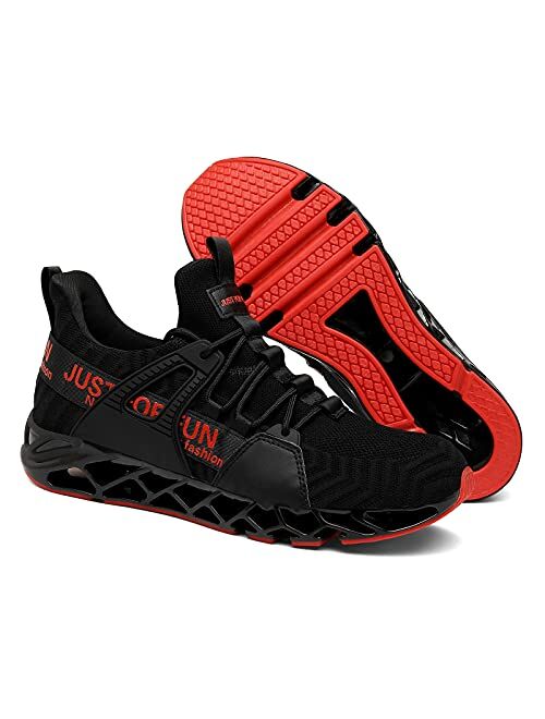 XIANV Athletic Men Road Running Shoes Mesh Blade Lightweight Tennis Shoes Fashion Sneakers