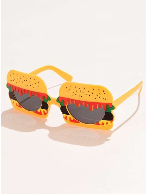 Shein Hamburger Shaped Frame Sunglasses