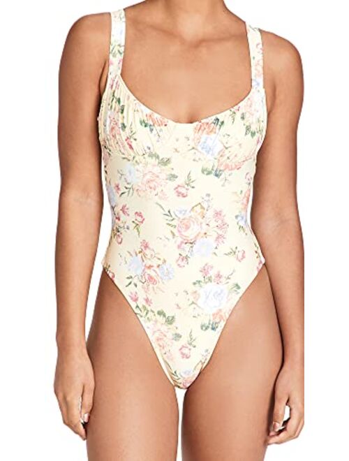 WeWoreWhat Women's Ruched Cup One Piece