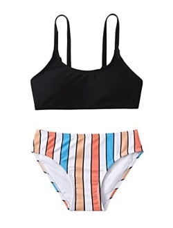 BASICS Girls Cut-out Knot One Piece Swimsuit