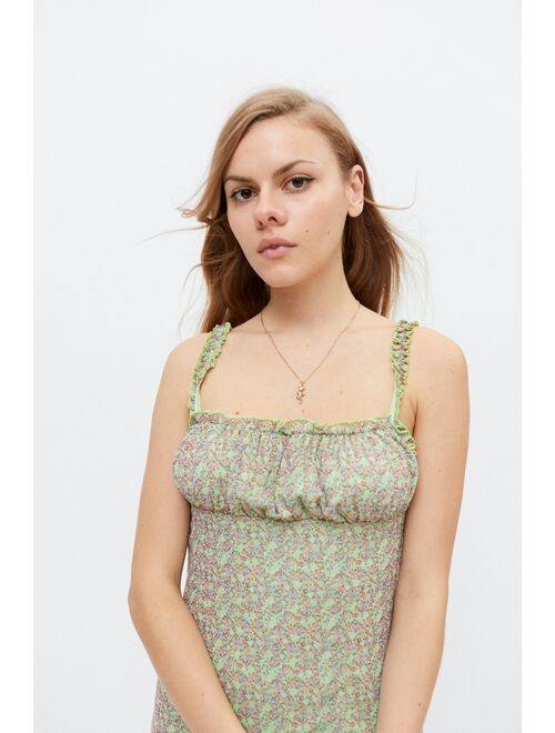 Urban outfitters UO Lila Mesh Fitted Slip Dress
