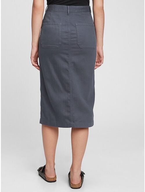 GAP Button-Front Pencil Skirt