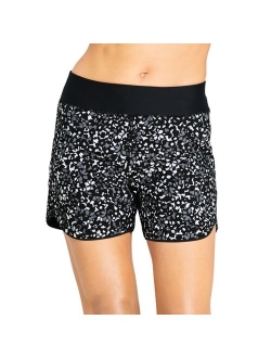 Petite Lands' End Quick Dry Thigh-Minimizer With Panty Swim Board Shorts