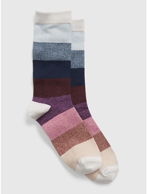 GAP Knit Fabric Crew Socks