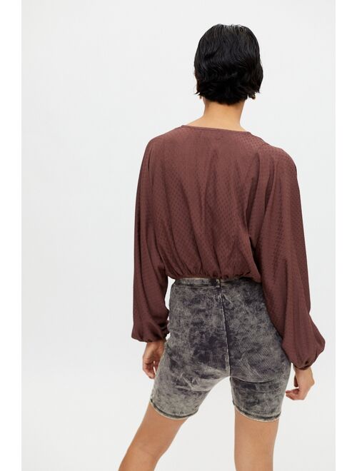 Urban outfitters UO Jeanne Tie-Front Blouse