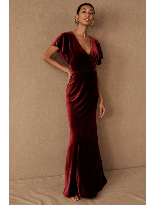 Jenny Yoo Ellis Velvet Dress