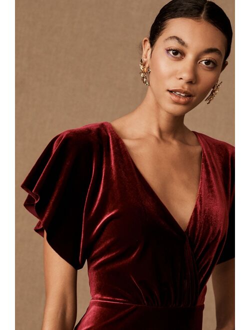 Jenny Yoo Ellis Velvet Dress