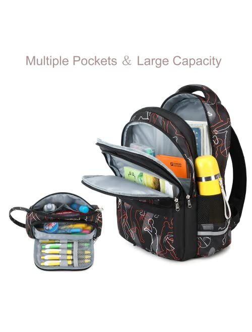 YCBB Kids Backpacks for School Bookbags Set Lightweight Preschool Kindergarten Elementary School Backpacks for Girls Boys