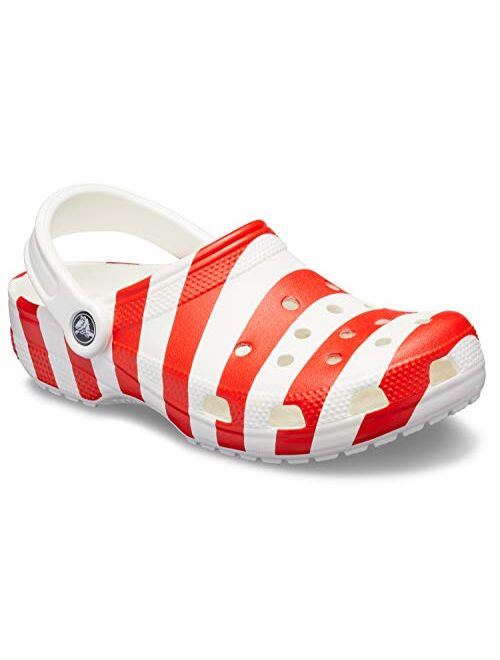Crocs Unisex-Adult Men’s and Women’s Classic American Flag 4th of July Clogs