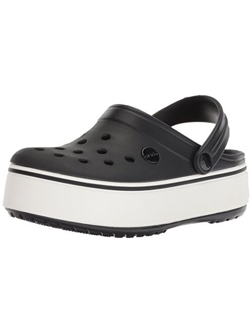 Crocs Men's and Women's Crocband Platform Clog | Comfortable Platform Shoes