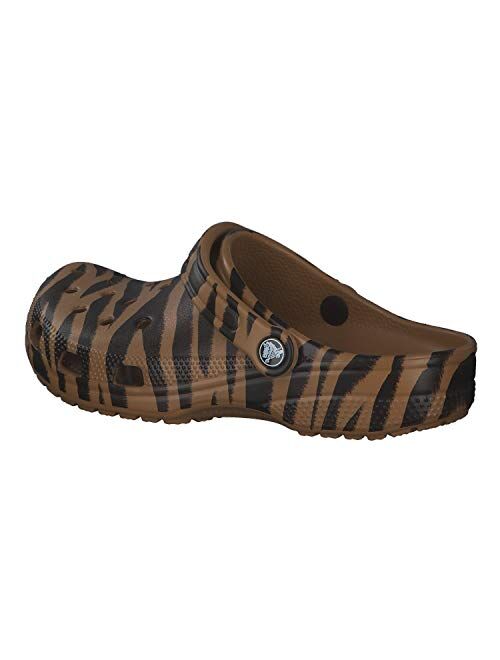 Crocs Unisex-Adult Classic Animal Clogs | Leopard Print Shoes for Women