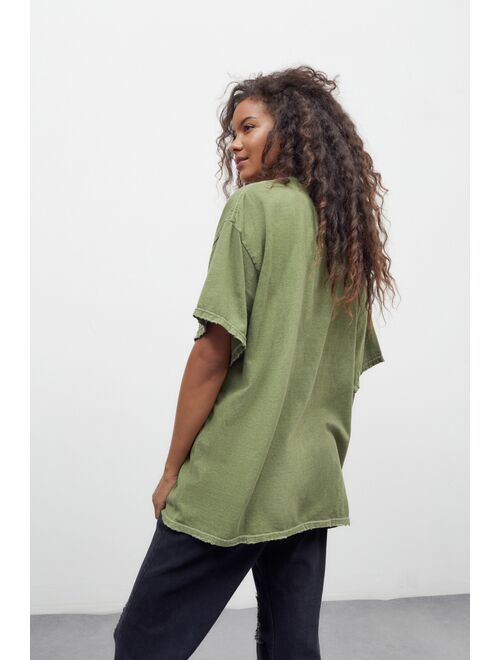 Urban outfitters Def Leppard Overdyed T-Shirt Dress