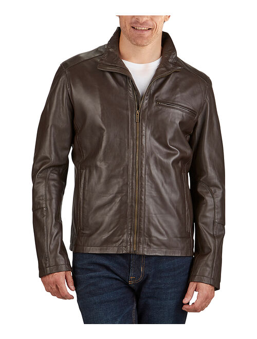 Buy Cole Haan Java Leather Jacket - Men online | Topofstyle