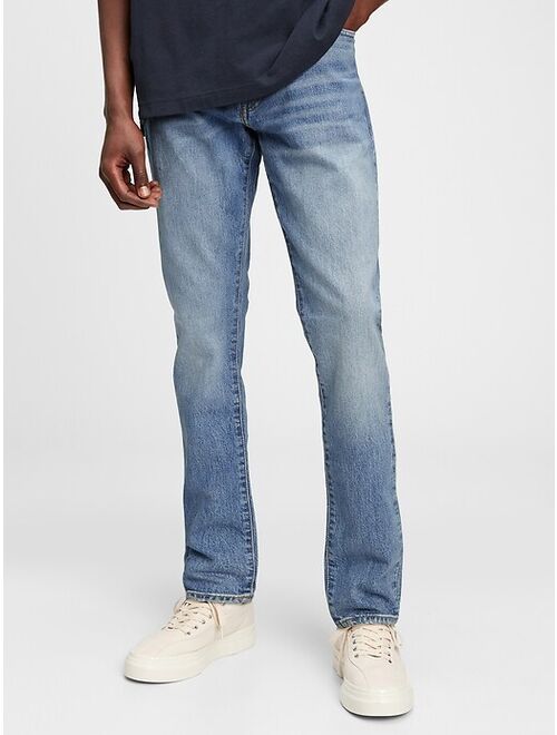 GAP Slim Taper Straight Leg Jeans  With Washwell™