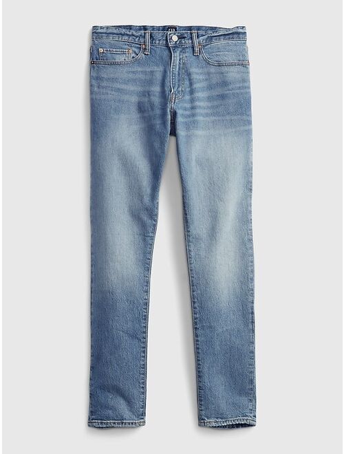 GAP Slim Taper Straight Leg Jeans  With Washwell™