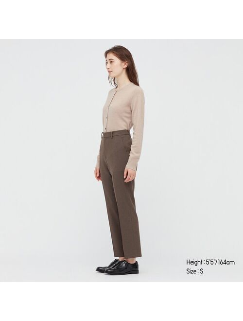 Uniqlo WOMEN SMART 2-WAY STRETCH GLEN CHECKED ANKLE-LENGTH PANTS