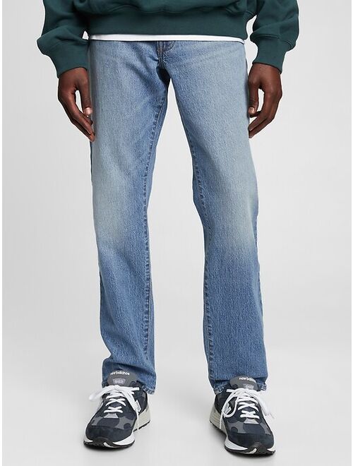 Straight Jeans in GapFlex with Washwell™