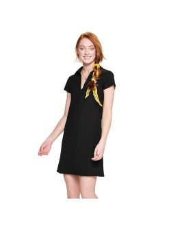 Juniors' SO® Short Sleeve Ribbed Knit Polo Dress