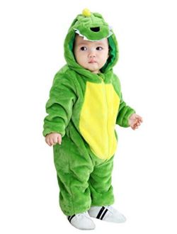 TONWHAR Inflant And Toddler Halloween Cosplay Costume Kids' Animal Outfit Snowsuit
