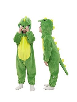 TONWHAR Toddler Infant Tiger Dinosaur Animal Fancy Dress Costume Hooded Romper Jumpsuit