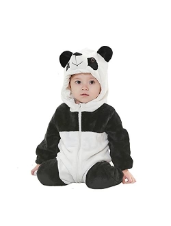 TONWHAR Unisex-Baby Animal Onesie Costume Cartoon Animal Outfit Homewear Baby One-Piece Rompers