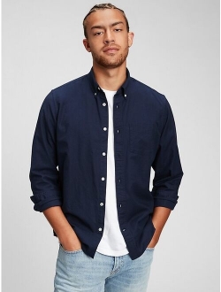 Oxford Long Sleeve Shirt in Untucked Fit