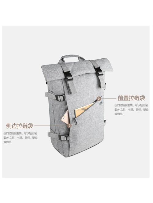 CAI Large Fashion Backpack Laptop School Back Bag Casual JP Style Travel bookbag School Bags for Teenager Boy Girl Men Women