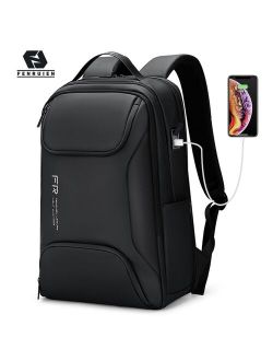 Fenruien Men 15.6 Inch Laptop Backpack Waterproof School Backpacking USB Charging Travel Business Backpacks Large Capacity New
