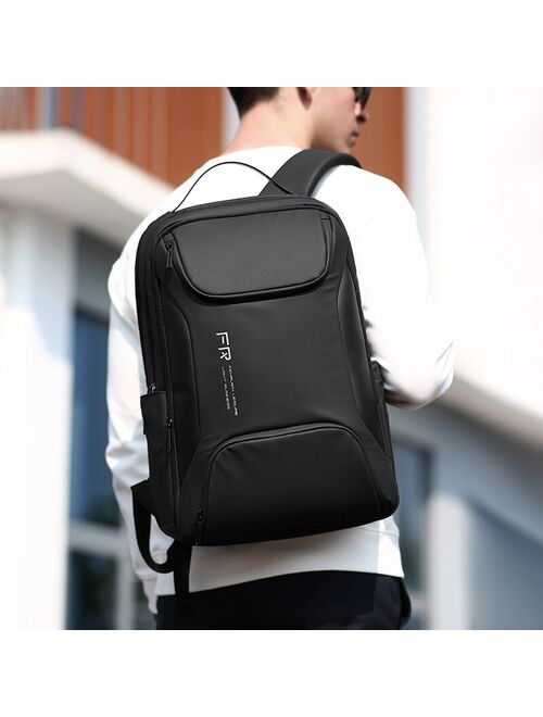 Fenruien Men 15.6 Inch Laptop Backpack Waterproof School Backpacking USB Charging Travel Business Backpacks Large Capacity New