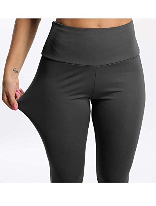 KIWI RATA Women Scrunch Butt Yoga Pants High Waist Sport Workout Leggings Trousers Tummy Control Tights