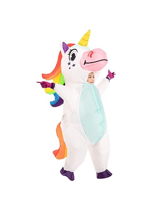 Child Unisex Unicorn Full Body Inflatable Costume