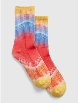 Rainbow Stripe Tube Socks