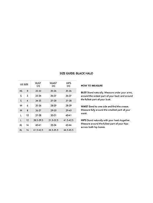 Black Halo Women's 3/4 Sleeve Jackie O Dress