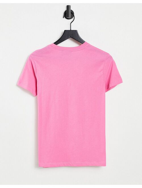 Asos Design ultimate organic cotton t-shirt with crew neck in pink