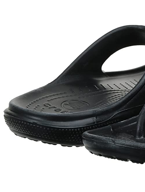 Crocs Unisex Men's and Women's Baya Flip Flops | Adult Sandals, Navy, 12 US