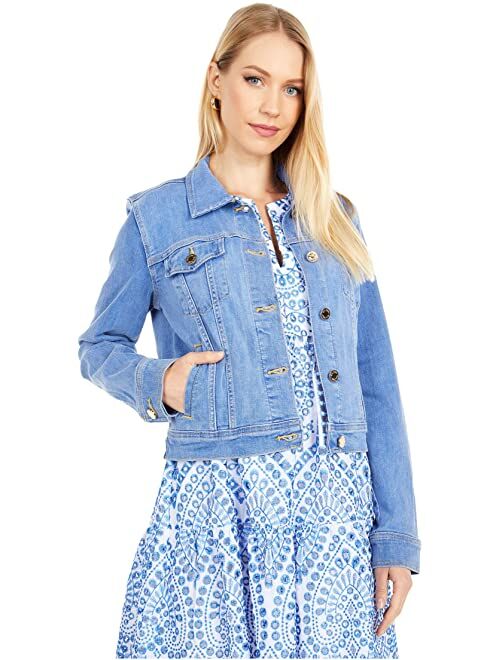 Lilly Pulitzer Seaspray Denim Jacket