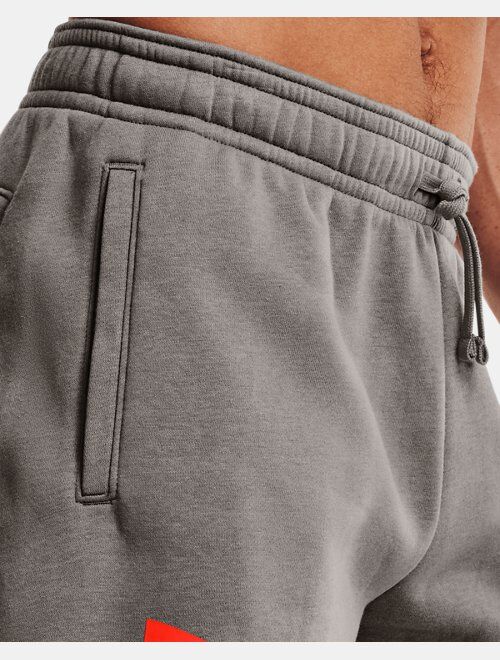 Under Armour Men's UA Rival Fleece Big Logo Shorts