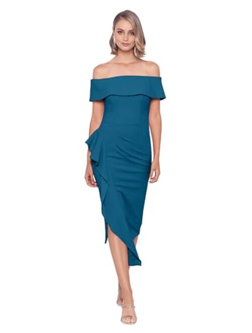 Buy Betsy & Adam Off-the-Shoulder Cuff Midi Dress online | Topofstyle