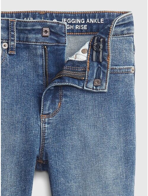 GAP Kids High-Rise Distressed Ankle Jeggings with Washwell™