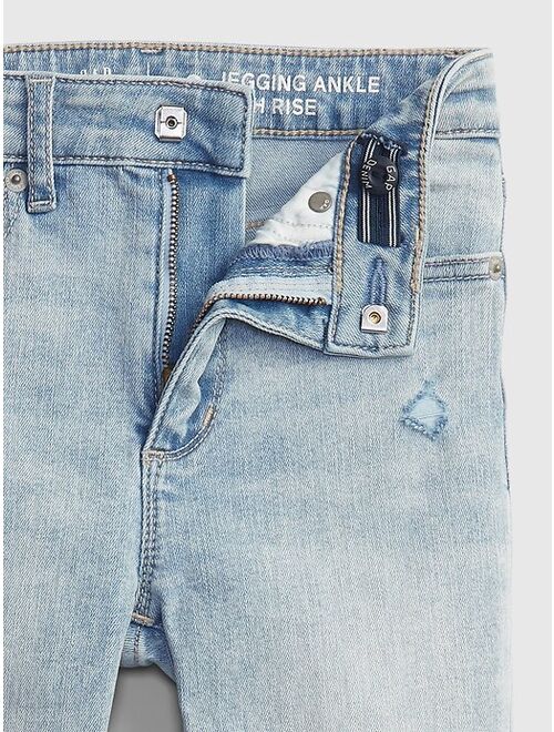 GAP Kids High-Rise Skinny Ankle Jeggings with Washwell™