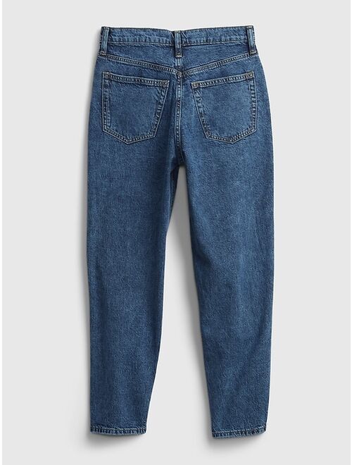 GAP Teen Organic Cotton Sky-High Rise Mom Jeans with Washwell™