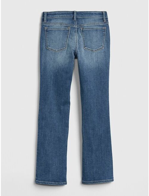 GAP Kids Destructed Boot Jeans with Stretch