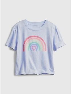 Kids 100% Organic Cotton Graphic Boxy T-Shirt