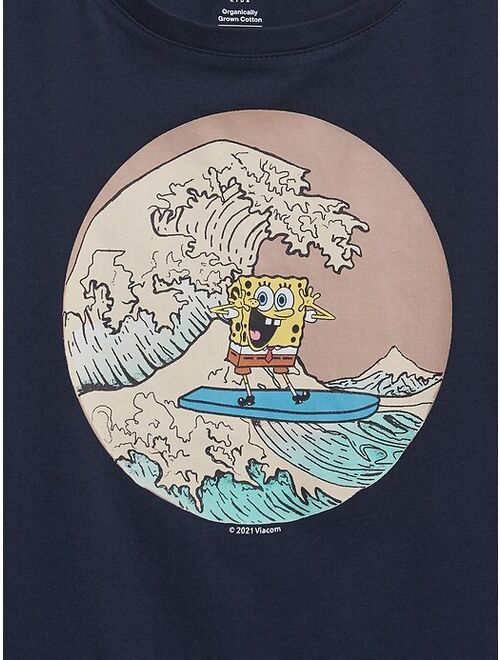 GapKids | SpongeBob Square Pants 100% Organic Cotton T-Shirt