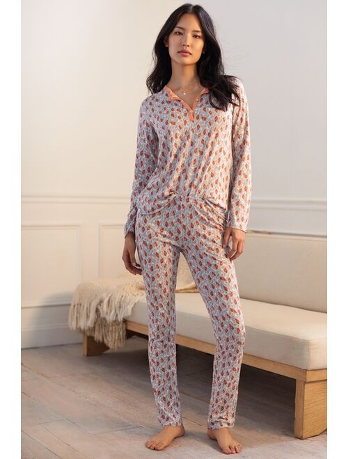 Buy Anthropologie Henley Pajama Set online Topofstyle
